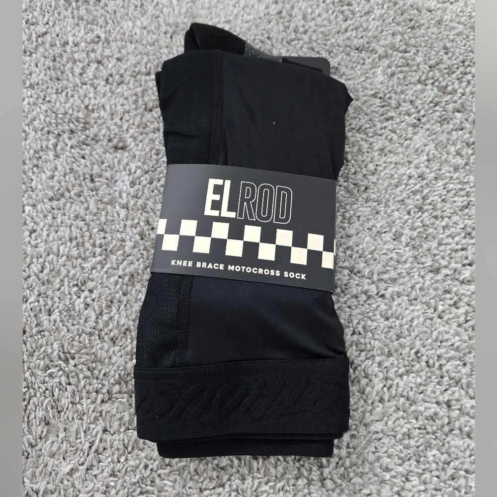 ELROD KNEE BRACE MOTOCROSS SOCK. MID THIGH LENGTH. Size Small/Medium. New.